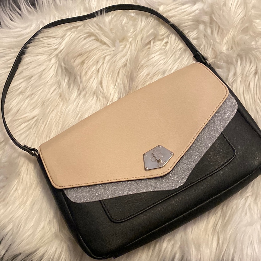 Nine West canvas two tone purse